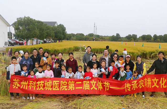 感恩土地 我院医务人员割稻中传承农耕文化 (3).JPG
