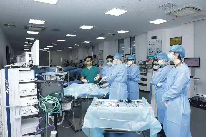 我院龚江波在省级胰腺会议中成功开展“动物猪”实战手术演示.jpg